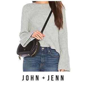 John + Jenn Alpaca Blend Bell Sleeve Sweater